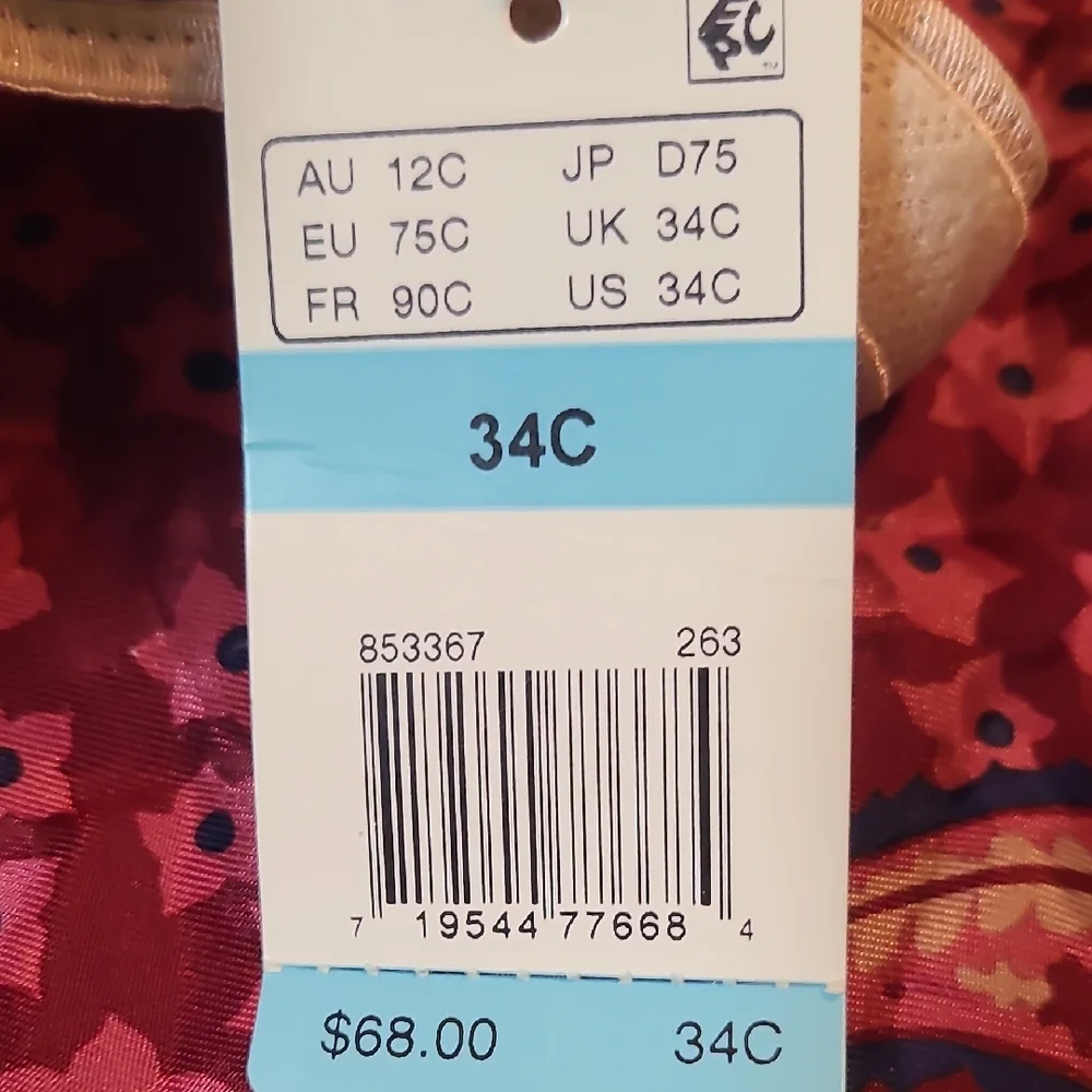 Wacoal Beige Patterned Bra - Picture 10 of 12